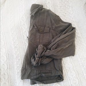 army green cargo jacket
